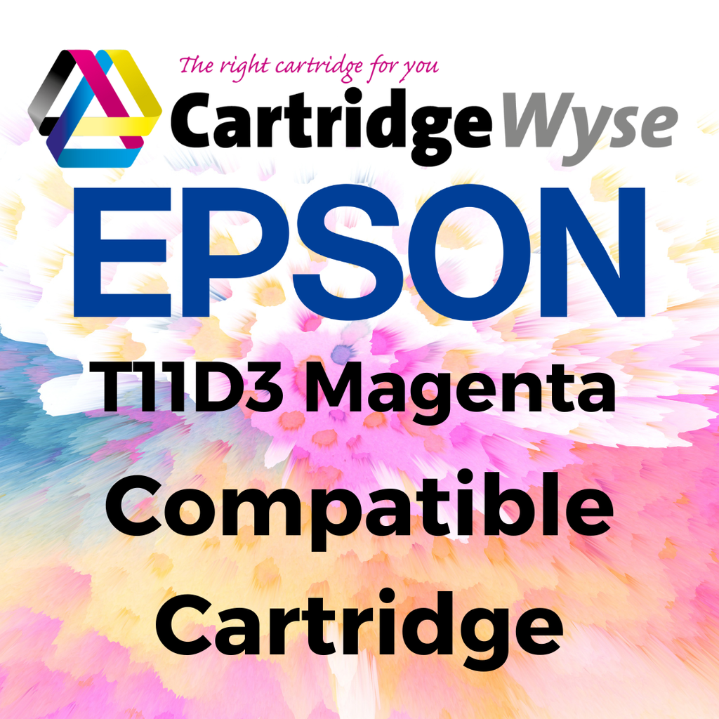 Compatible Epson T11D3 Magenta High Capacity Ink Cartridge