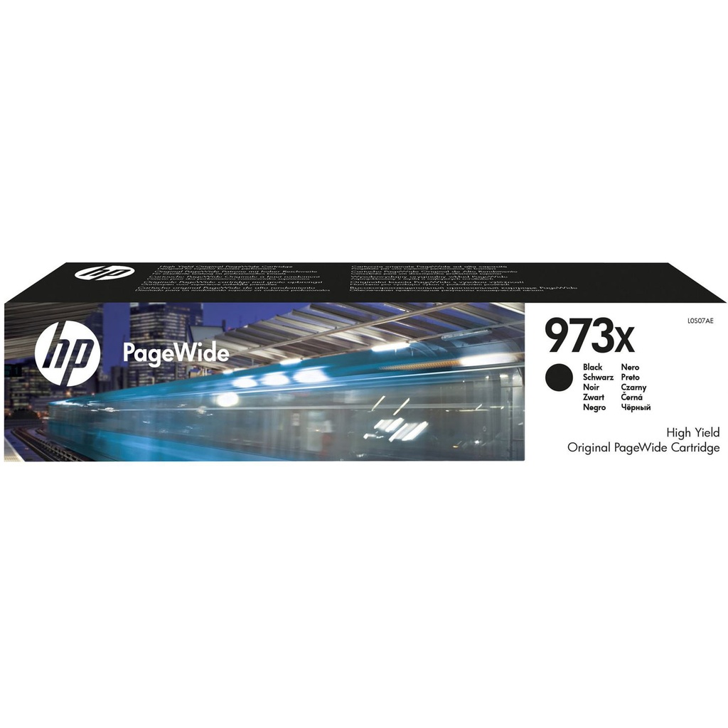 HP 973X Black High Capacity Ink Cartridge - L0S07AE