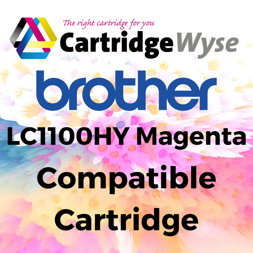 Compatible Brother LC1100HY Magenta High Capacity Ink Cartridge