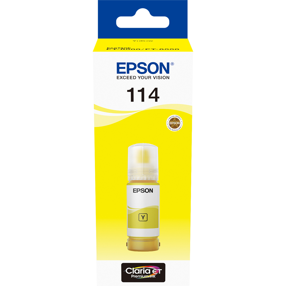 Epson 114 EcoTank Yellow Ink Bottle - T07B4