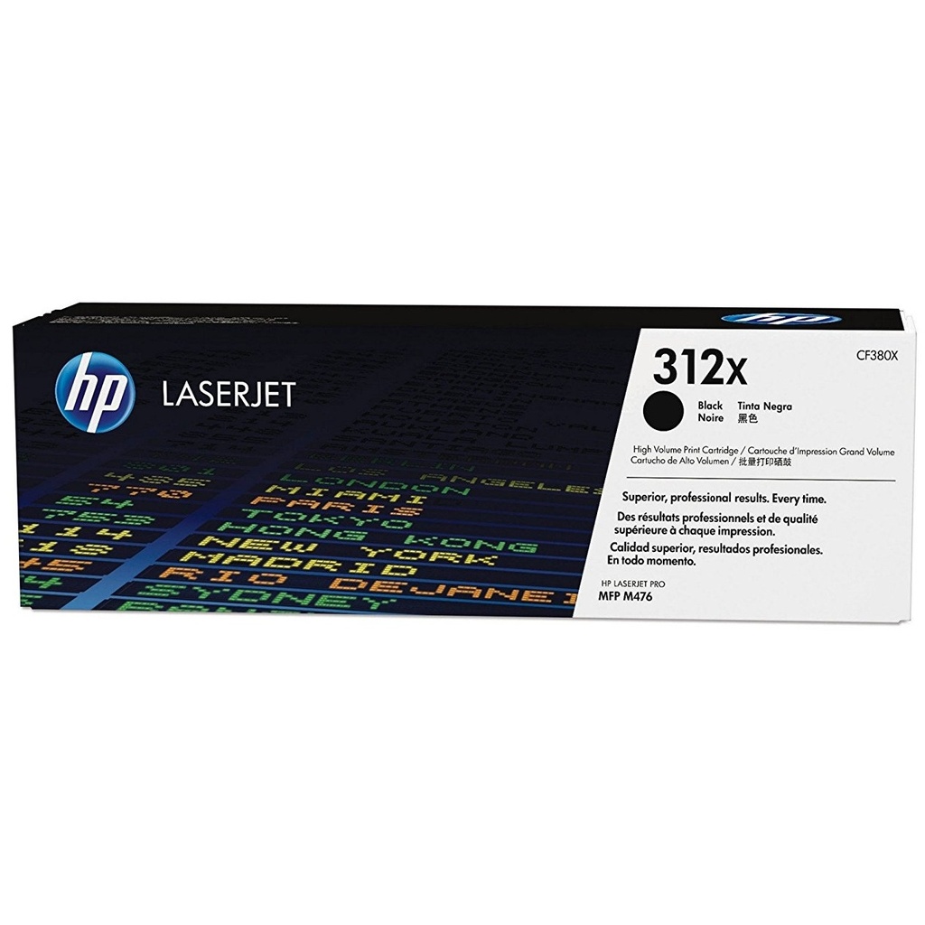 HP 312X Black High Capacity Toner Cartridge - CF380X