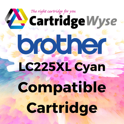 [B225C] Compatible Brother LC225XL Cyan High Capacity Ink Cartridge