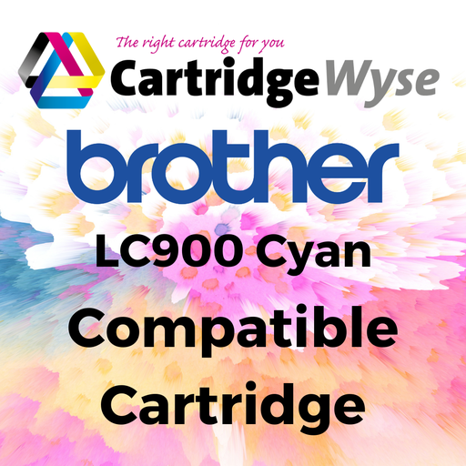 [B9C] Compatible Brother LC900 Cyan Ink Cartridge 