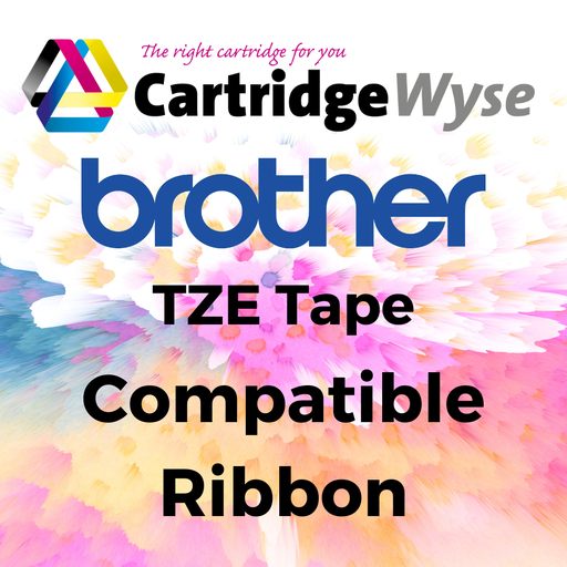 [BTZ12BW] Compatible Brother TZe 12mm x 8m Tape - Black on White