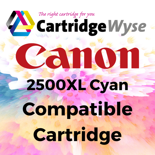 [C2500C] Compatible Canon PGI2500XL Cyan High Capacity Ink Cartridge