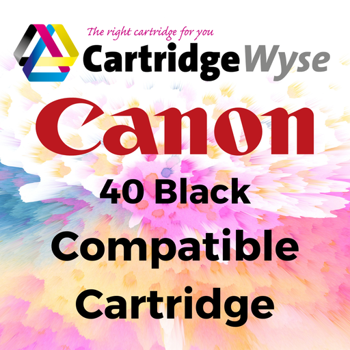 [C40] Remanufactured Canon PG40 Black Ink Cartridge