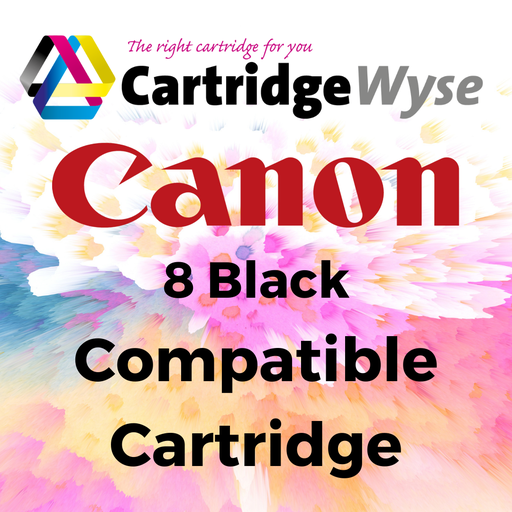 [C8B] Compatible Canon CLI8 Black Ink Cartridge