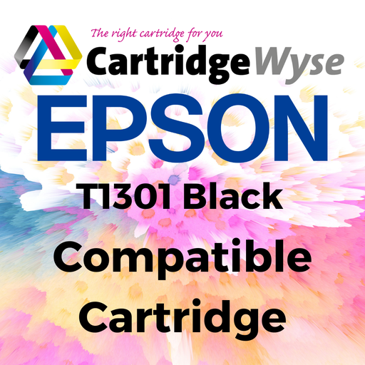 [E130B] Compatible Epson T1301 Black Extra High Capacity Ink Cartridge