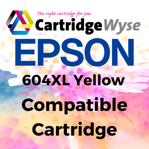 [E604Y] Compatible Epson 604XL Yellow High Capacity Ink Cartridge - T10H4