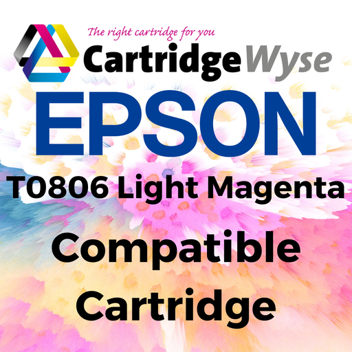 [E80LM] Compatible Epson T0806 Light Magenta Ink Cartridge