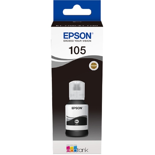 [EP64309] Epson 105 EcoTank Pigment Black Ink Bottle - T00Q1