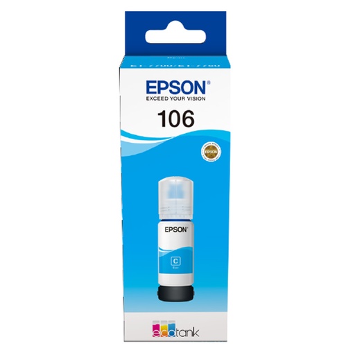 [EP64331] Epson 106 EcoTank Cyan Ink Bottle - T00R2