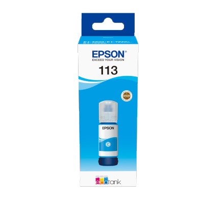 [EP67471] Epson 113 EcoTank Pigment Cyan Ink Bottle - T06B2