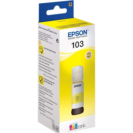 [EP69051] Epson 103 EcoTank Yellow Ink Bottle - T00S4