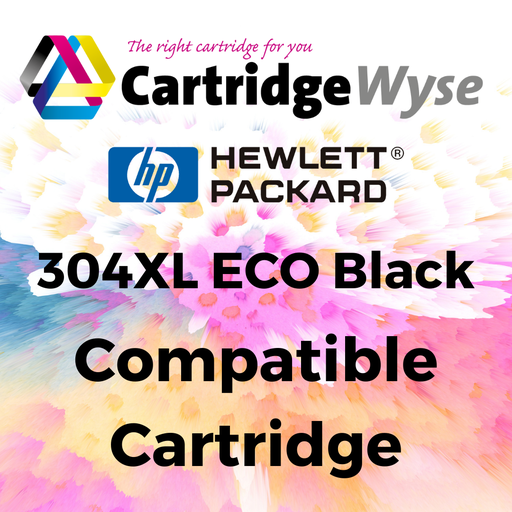 [H304BECO] Remanufactured HP 304XL Black ECO High Capacity Pack - 1 Printhead + 3 Tanks - N9K08AE