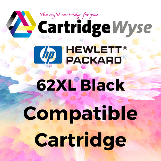 [H62B] Remanufactured HP 62XL Black High Capacity Ink Cartridge - C2P05AE