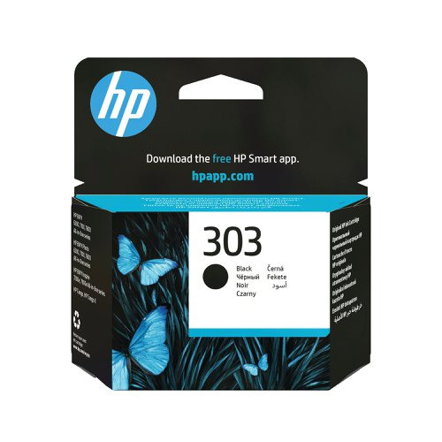 [HPT6N02AE] HP 303 Black Standard Capacity Ink Cartridge - T6N02AE