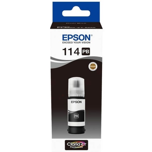 Epson 114 EcoTank Photo Black Ink Bottle - T07B1