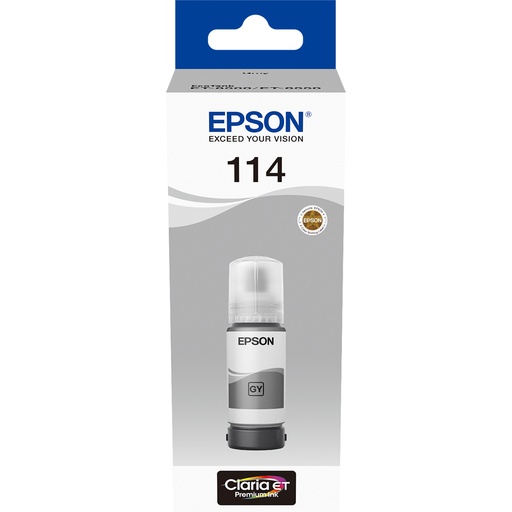 Epson 114 EcoTank Grey Ink Bottle - T07B5